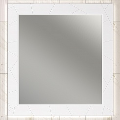 Opadiris Зеркало для ванной Луиджи 100 белое матовое – фотография-1
